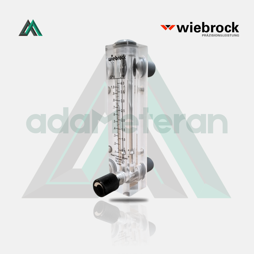 Rotameter Flowmeter Air 1/2" (0.5-4 LPM) Wiebrock 1 Rotameter Flowmeter Air 1/2" (0.5-4 LPM) Wiebrock